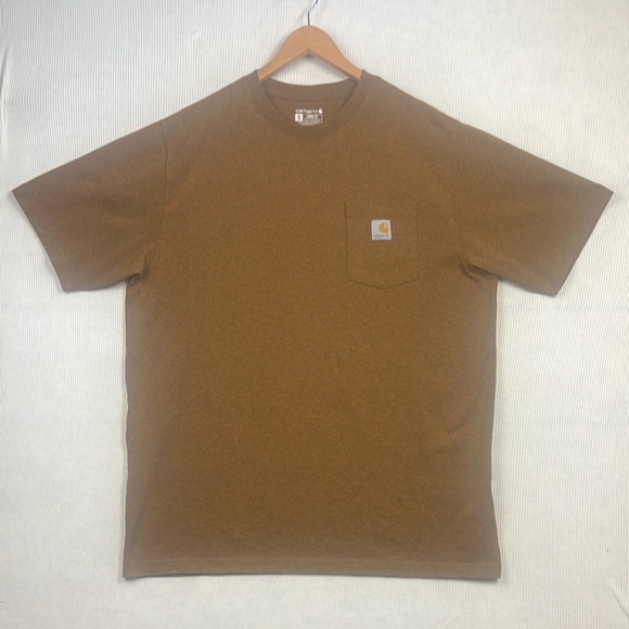 Carhartt Men’s XLT Tall Loose Fit Short Sleeve Tee T-Shirt Heavyweight Workwear - Picture 1 of 9